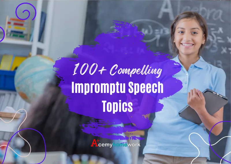 120 Impromptu Speech Topics for Students, Plus a 1-Minute Method