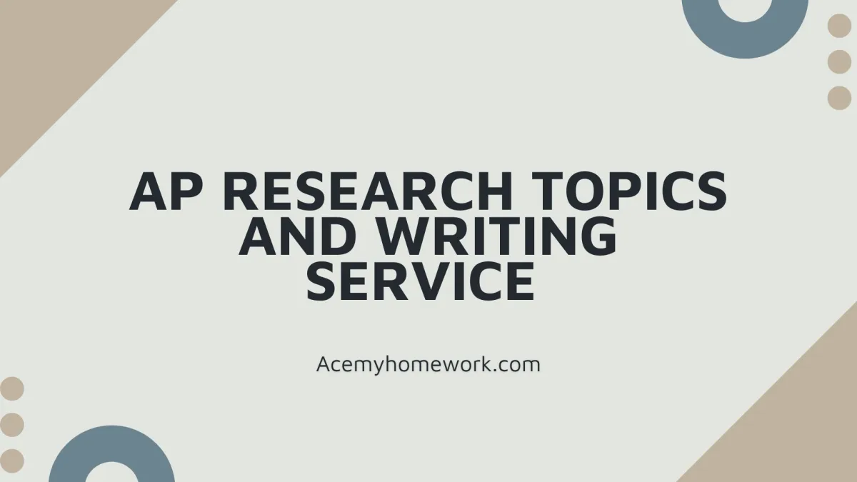 Best AP Research Topics & Professional Help