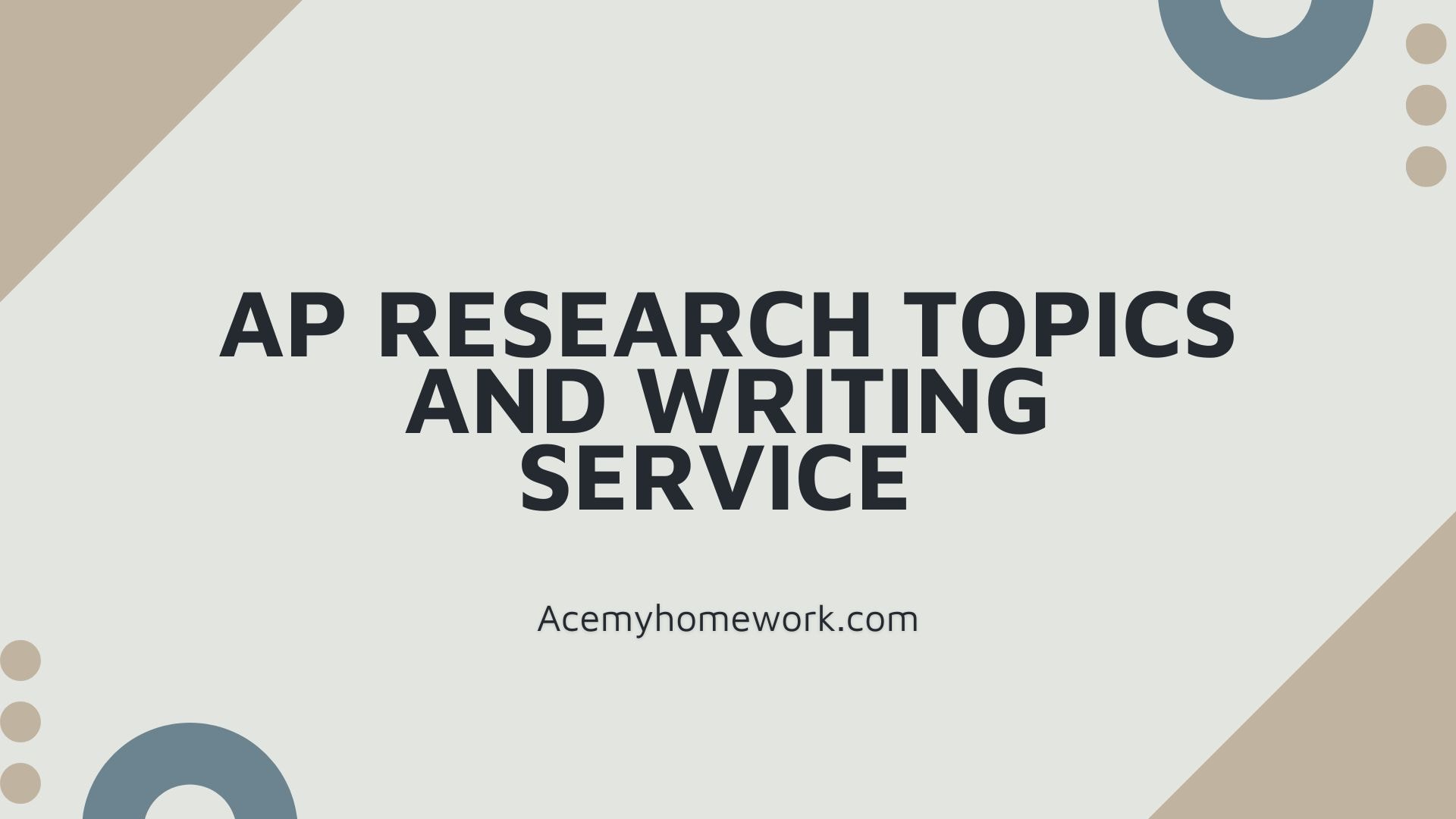 Best AP Research Topics & Professional Help