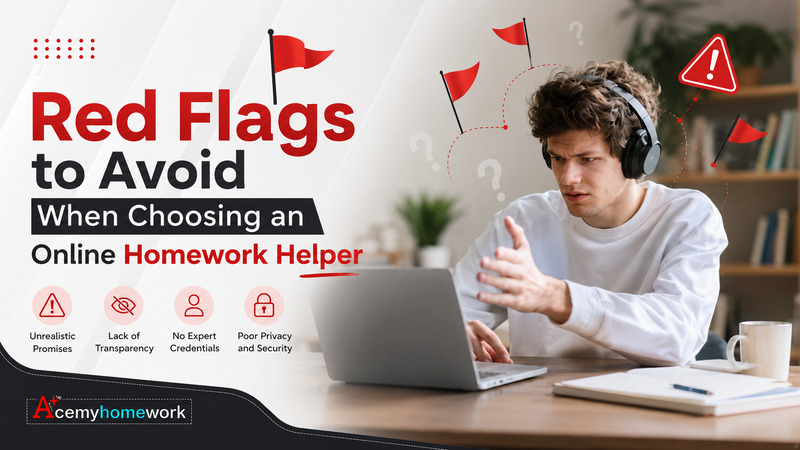 Red Flags to Avoid When Choosing an Online Homework Helper
