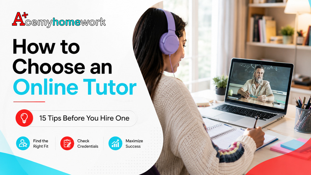 How to Choose an Online Tutor: 15 Tips Before You Hire One