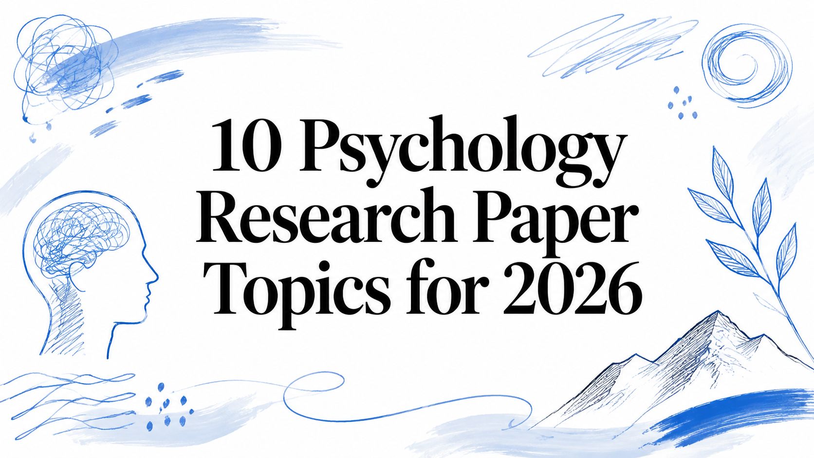 10 Psychology Research Paper Topics for 2026