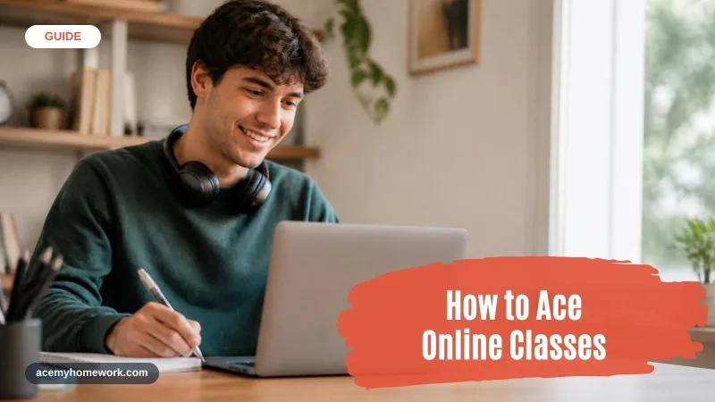 How to Ace Online Classes: Habits That Help