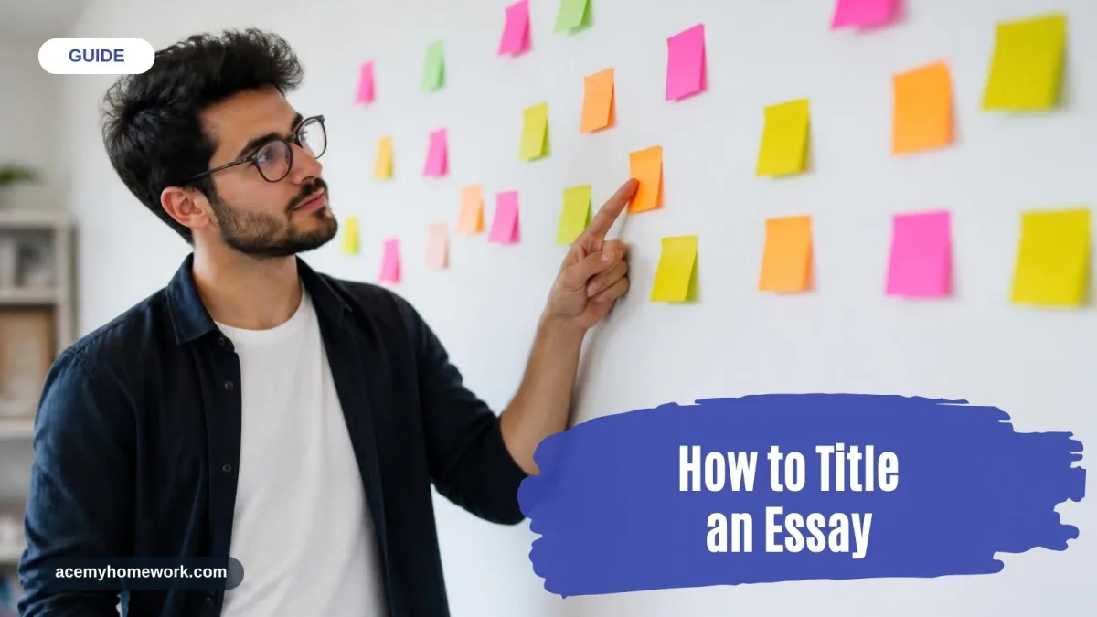 How to Title an Essay: Tips and Examples