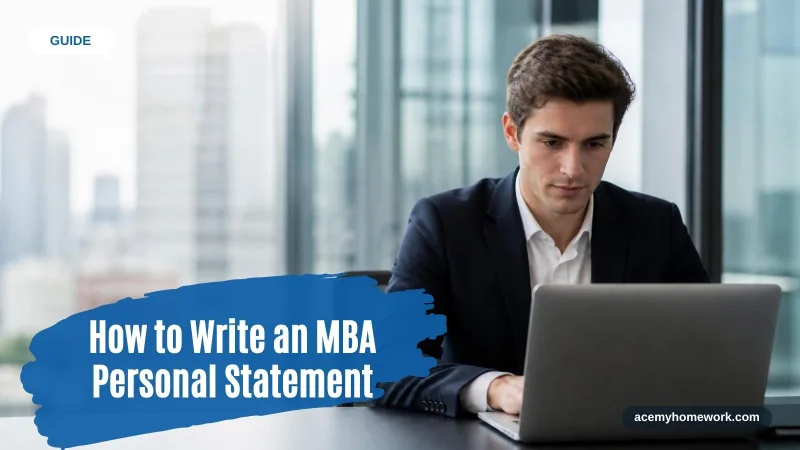 How to Write an MBA Personal Statement That Stands Out
