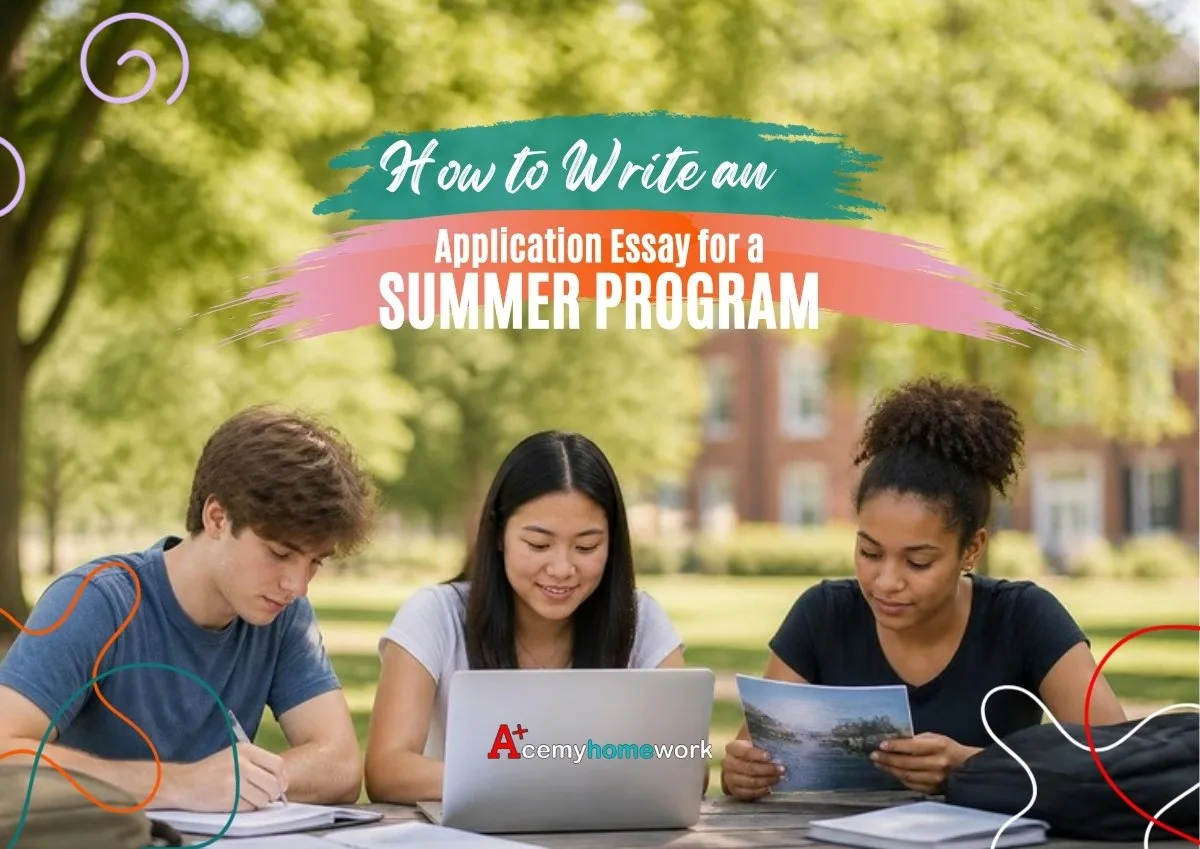 How to Write an Application Essay for a Summer Program