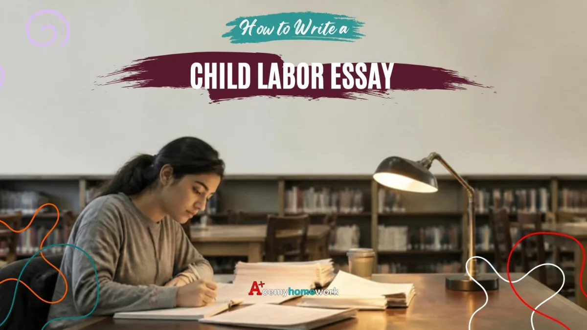 How to Write a Child Labor Essay