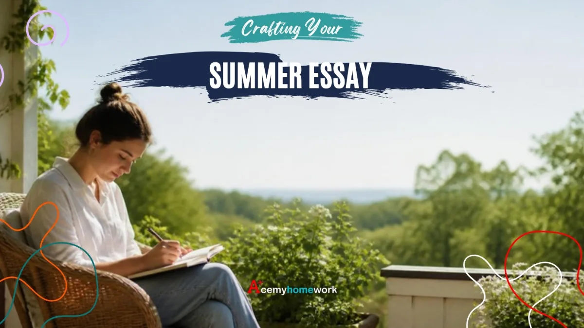 Summer Essay: How to Describe the Season and Your Vacation