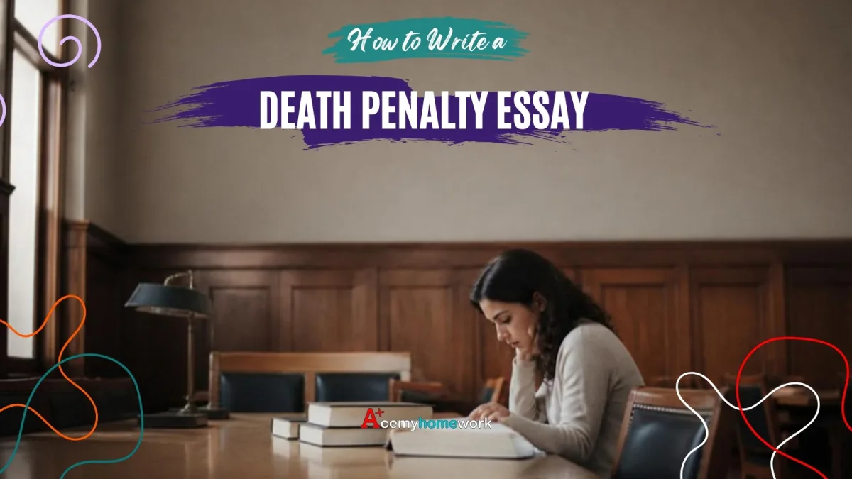 How to Write a Death Penalty Essay