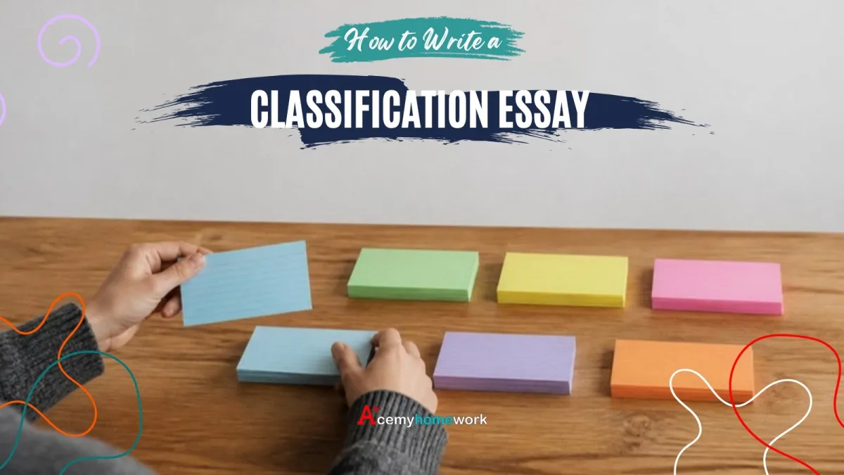 How to Write a Classification Essay