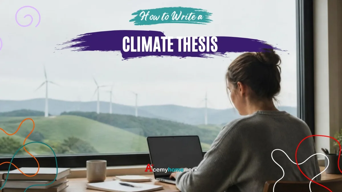 How to Write a Climate Change Thesis Statement