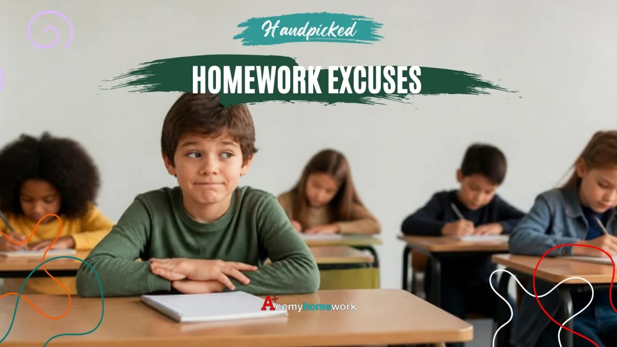 Best Excuses for Not Doing Your Homework